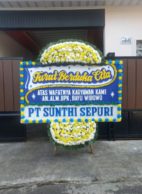 Papan Bunga Duka di Yamoneri